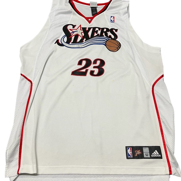 Philadelphia 76ers Sixers Lou Williams Adidas NBA Jersey Mens Sz‎ 52 Auto - Picture 1 of 9